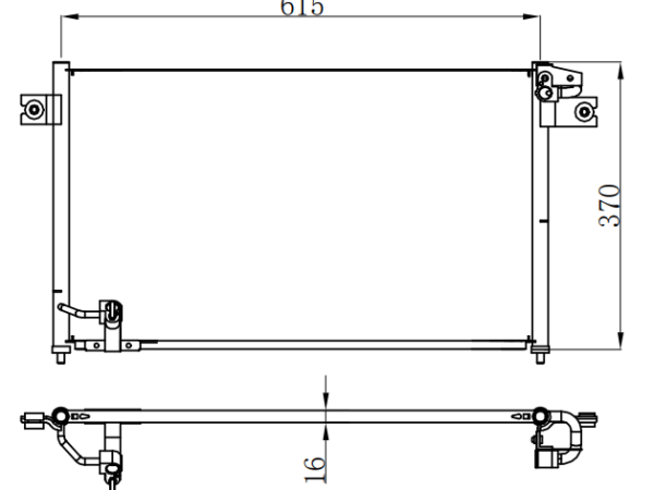 Condenser For MITSUBISHIV33