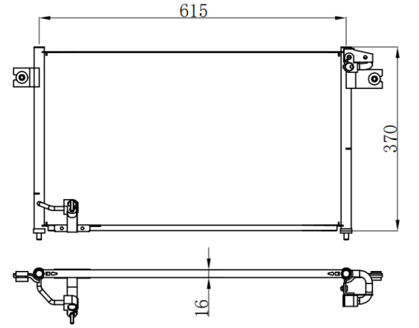 Condenser For MITSUBISHIV33