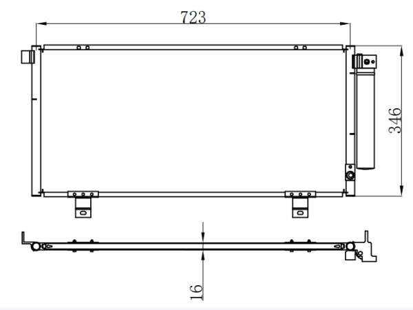 Condenser For MITSUBISHICALANT