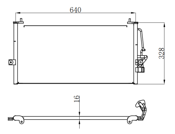 Condenser For MITSUBISHI菱锐 V3
