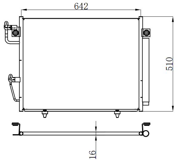 Condenser For MITSUBISHI