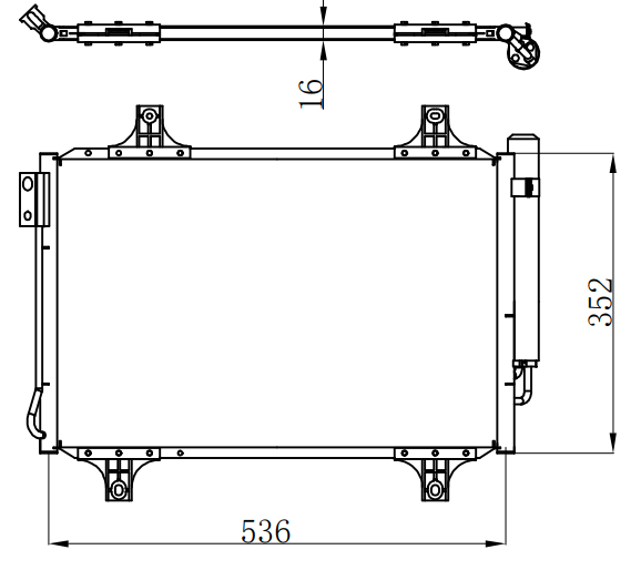 Condenser For MITSUBISHI