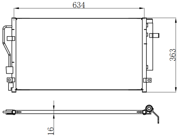 Condenser For MITSUBISHI