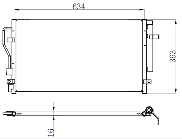 Condenser For MITSUBISHI