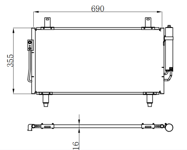 Condenser For MITSUBISHI