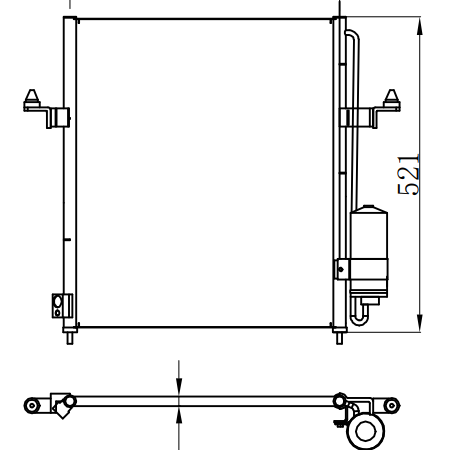 Condenser For MITSUBISHI
