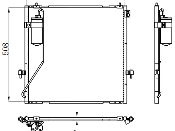Condenser For MITSUBISHI