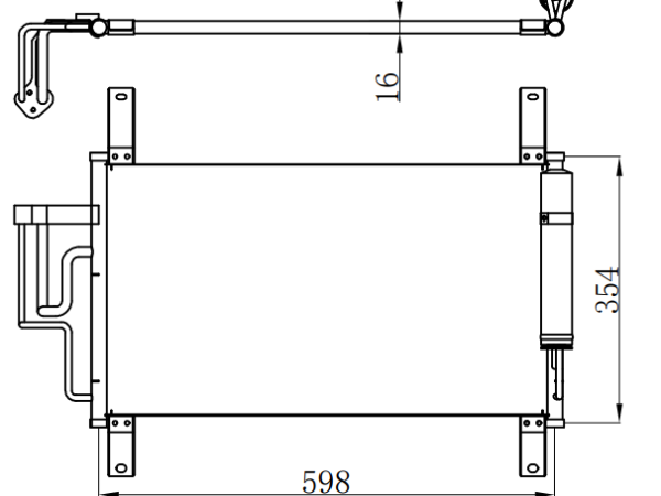 Condenser For MITSUBISHI