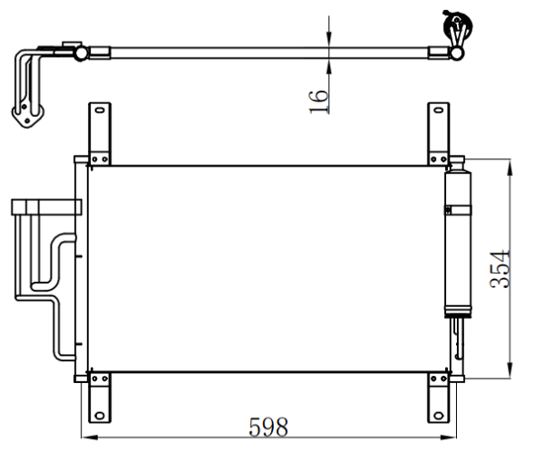Condenser For MITSUBISHI