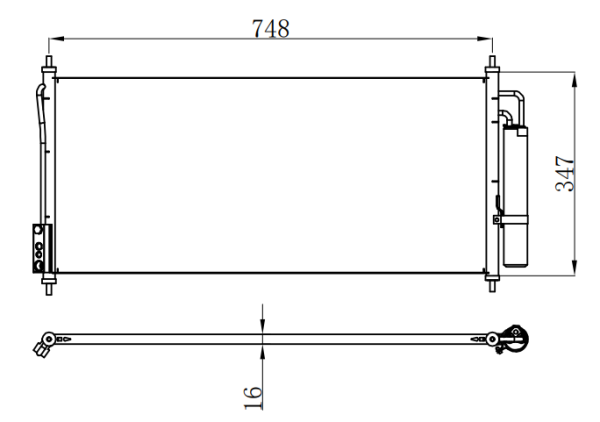 Condenser For NISSAN ALTIMA J31