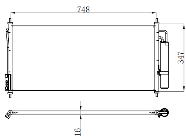 Condenser For NISSAN ALTIMA J31