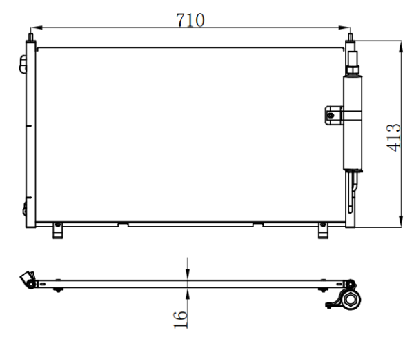 Condenser For NISSAN 帅客