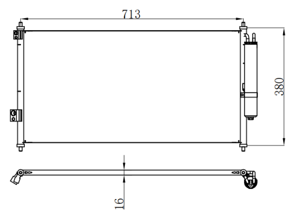 Condenser For NISSAN X-TRAIL T30