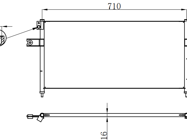 Condenser For NISSAN D22 98-