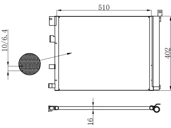 Condenser For NISSAN SYLPHY 12-