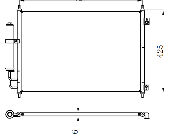 Condenser For NISSAN ROGUE (GEN 1)
