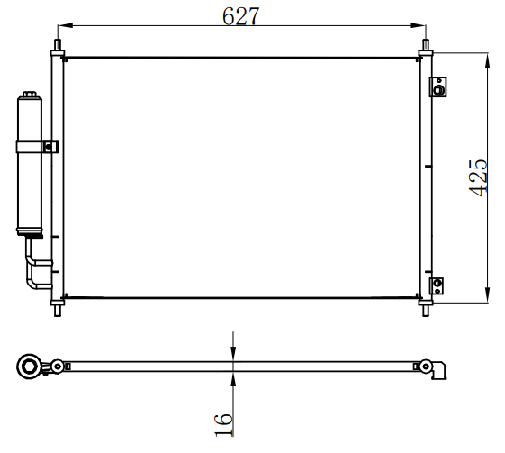 Condenser For NISSAN ROGUE (GEN 1)