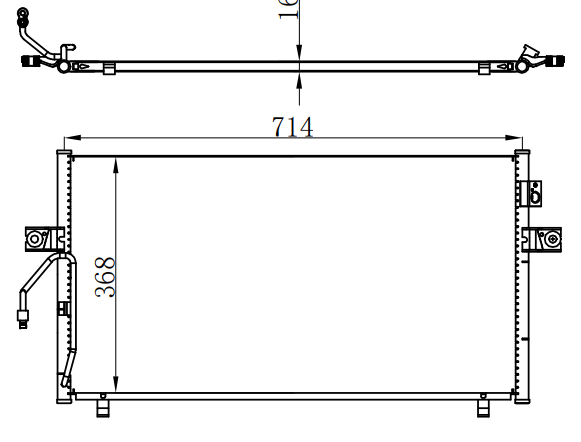Condenser For NISSAN NISSAN MAXIMA