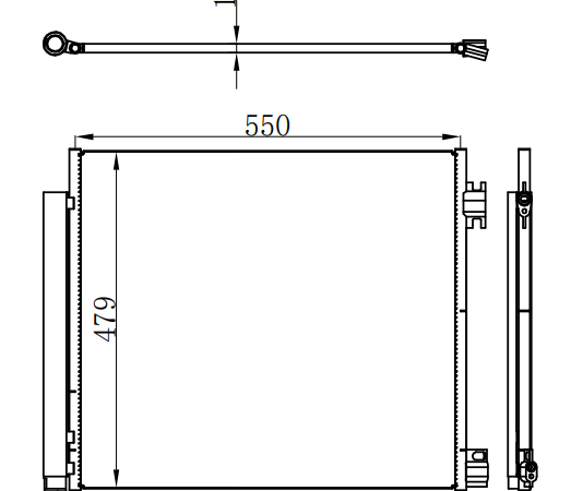 Condenser For NISSAN Nissan Rogue