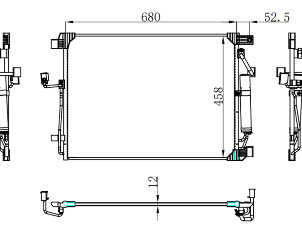 Condenser For NISSAN NAVARA/NP300 15-