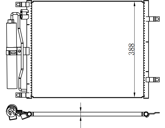 Condenser For NISSAN MICRA 1.5DCI 02-