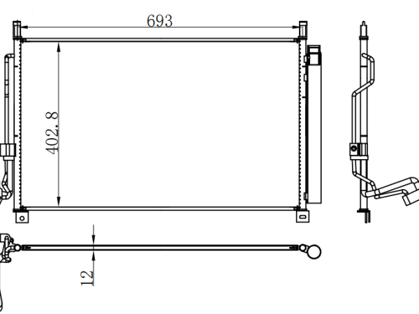 Condenser For NISSAN NISSAN NURANO（楼兰）15-
