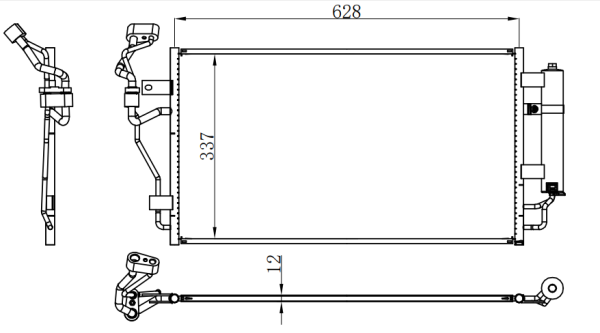 Condenser For NISSAN 轩逸电动 18-