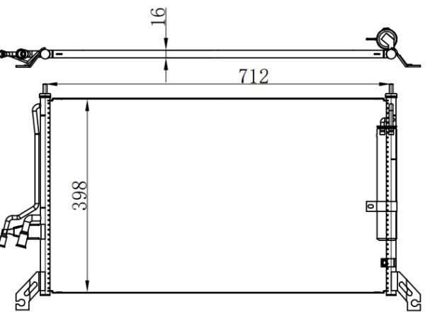 Condenser For NISSAN FX35 S50