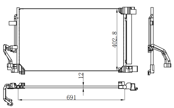 Condenser For NISSAN 天籁L34  19-