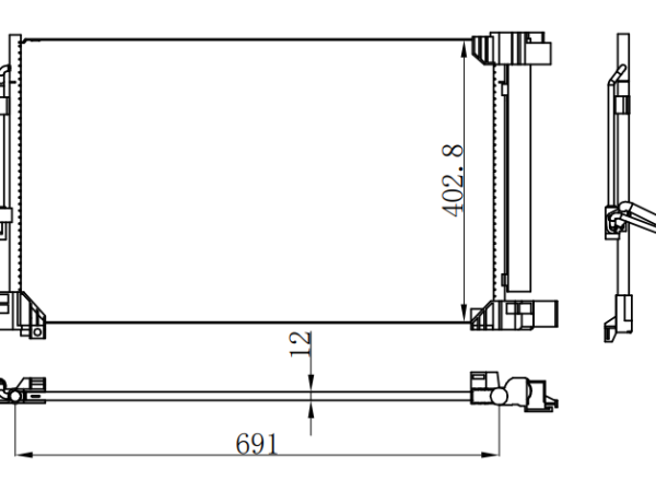 Condenser For NISSAN 天籁L34  19-