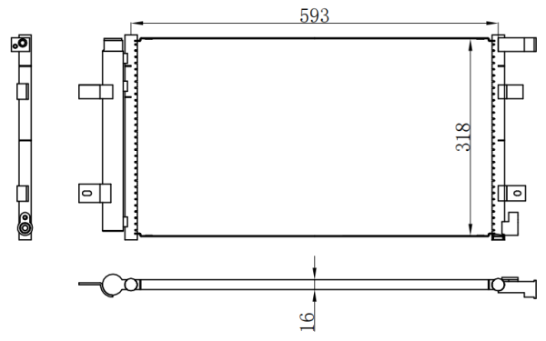 Condenser For NISSAN 启辰D60 电动