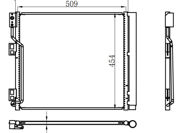 Condenser For NISSAN NV200 Box 1.5 dci (M20,M20M)11-