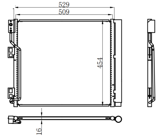 Condenser For NISSAN NV200 Box 1.5 dci (M20,M20M)11-