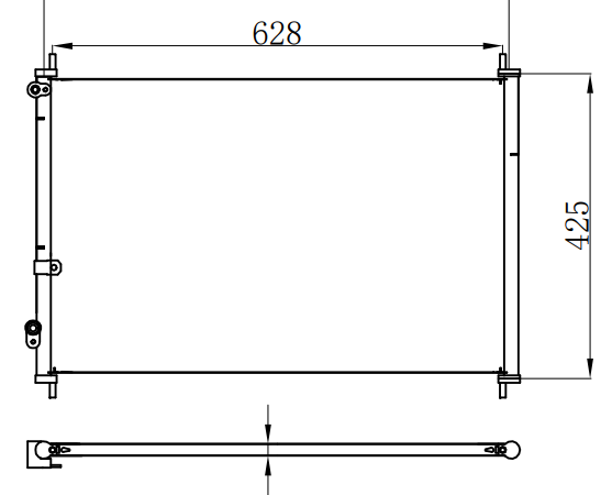 Condenser For HONDA ODYSSEY 奥德赛 RA6 01-
