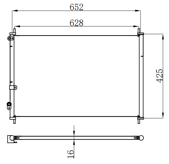 Condenser For HONDA ODYSSEY 奥德赛 RA6 01-