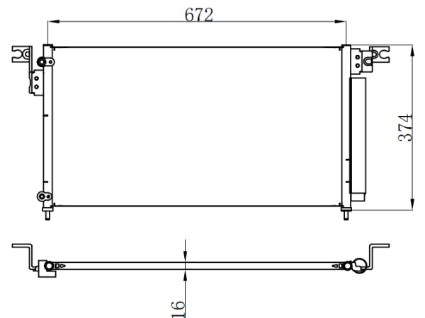 Condenser For HONDA ACCORD 雅阁 2.4 03-