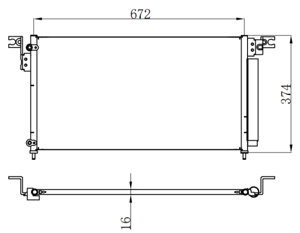 Condenser For HONDA ACCORD 雅阁 2.4 03-