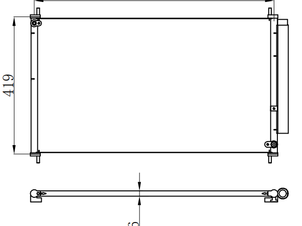 Condenser For HONDA ODYSSEY RB3