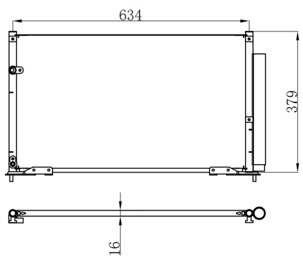 Condenser For HONDA CIVIC FA1