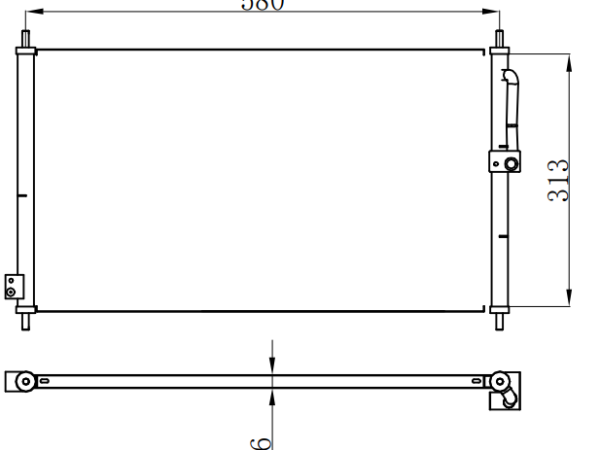 Condenser For HONDA CD 5