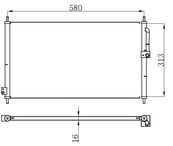 Condenser For HONDA CD 5