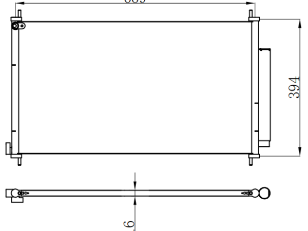 Condenser For HONDA CRV 12-