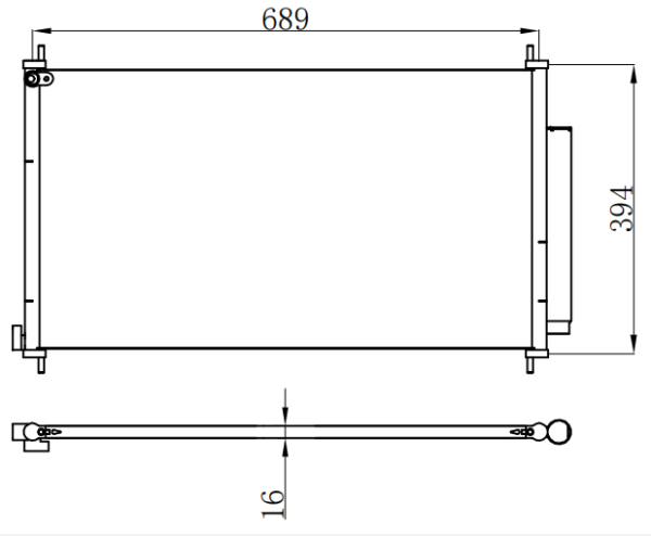 Condenser For HONDA CRV 12-