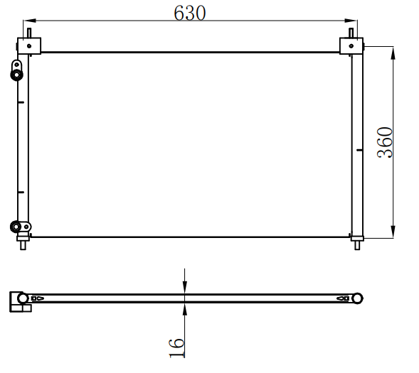 Condenser For HONDA ACCORD 3.0