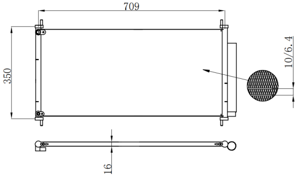 Condenser For HONDA ACCORD
