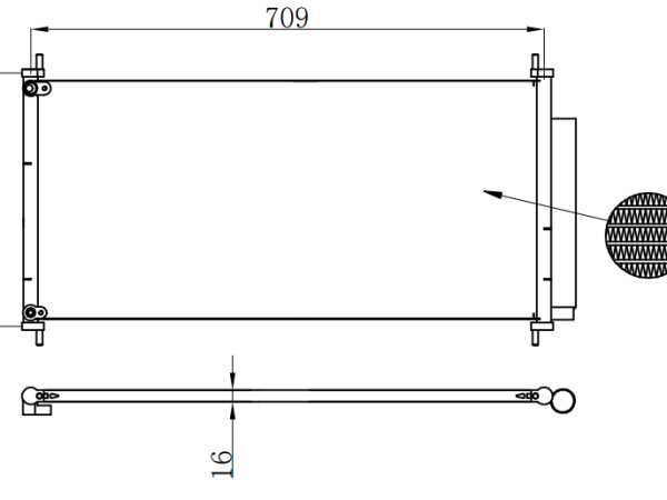 Condenser For HONDA ACCORD
