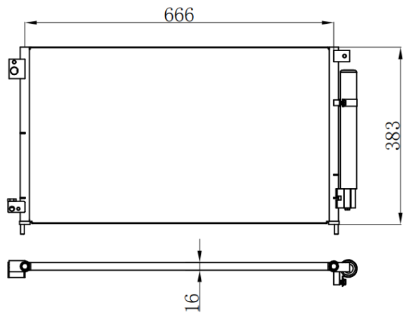 Condenser For HONDA ACCORD 03-07