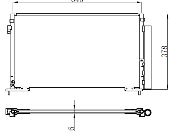 Condenser For HONDA CIVIC 06-07