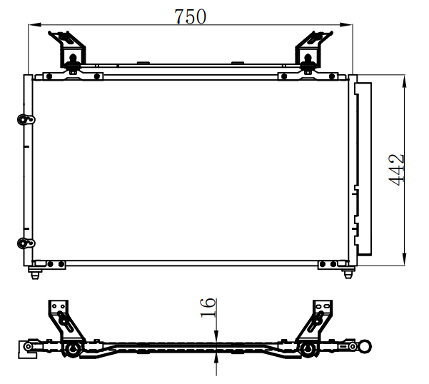 Condenser For HONDA ODYSSEY