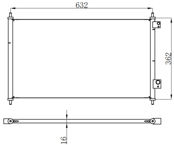 Condenser For HONDA 01-05 HONDA CIVIC ALL AND 2006 NATURAL